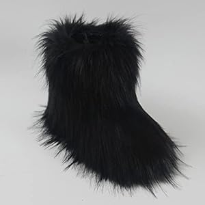 Fluffy Faux fur boots for women